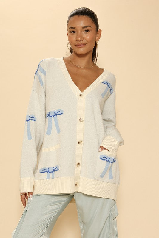 The Bow knit {cardigan}