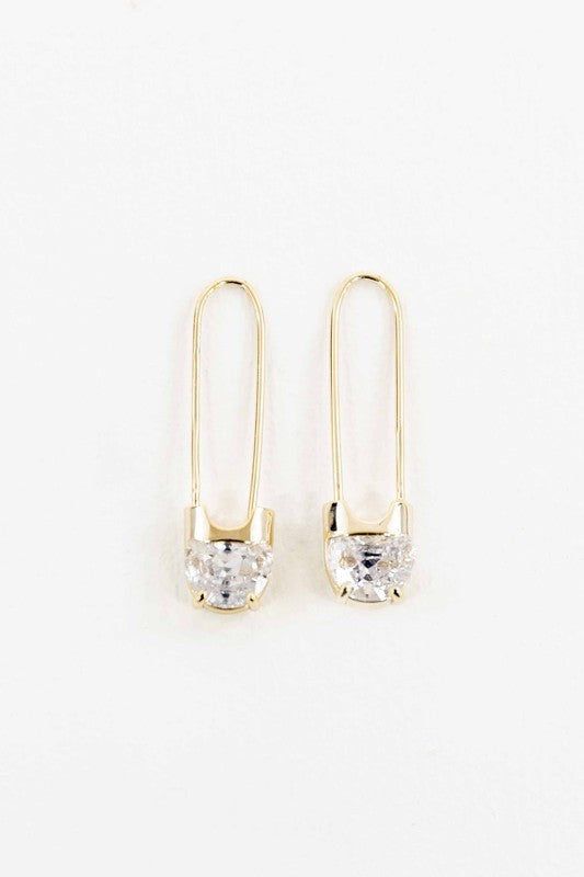 Sparkling {Pin Hook Earrings}