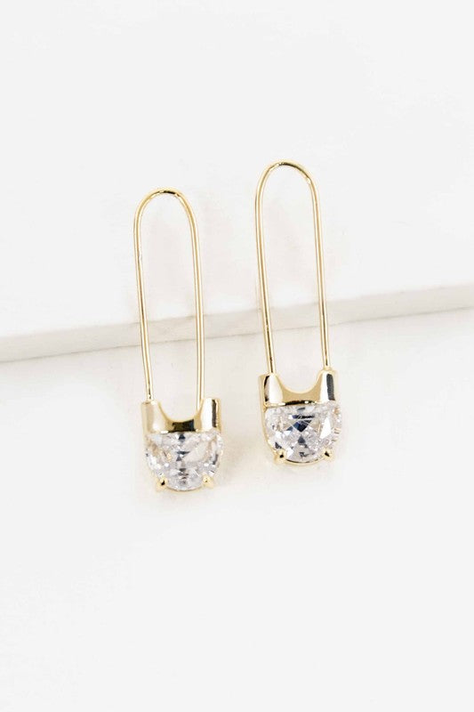 Sparkling {Pin Hook Earrings}