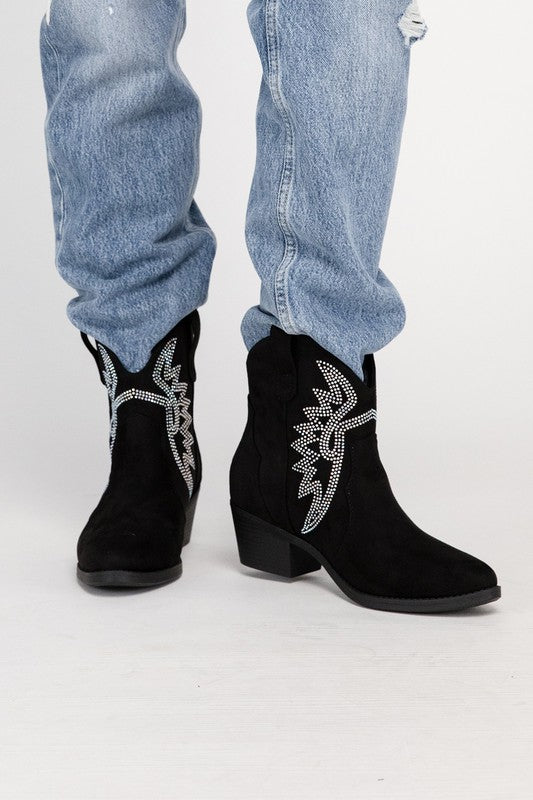 Ronan Rhinestone {booties}