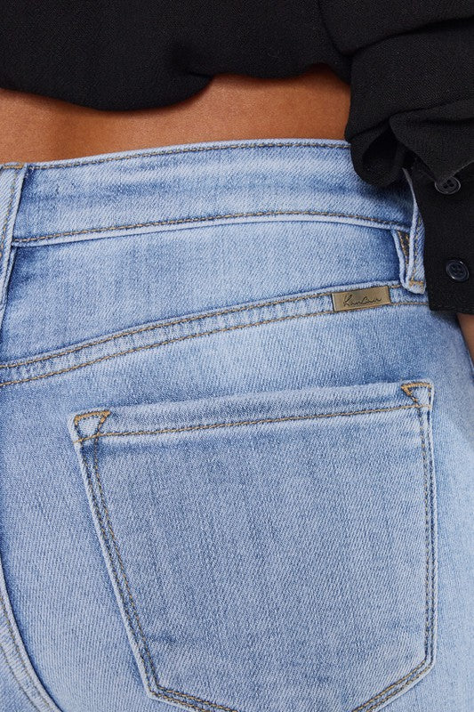 Kan Can HIGH RISE CROP BOOTCUT DENIM