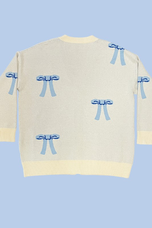 The Bow knit {cardigan}