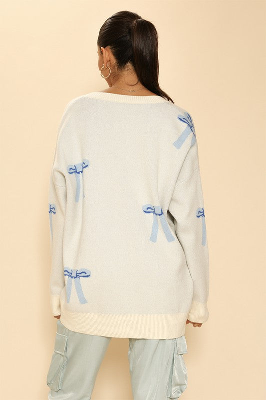 The Bow knit {cardigan}