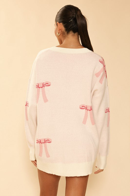 The Bow knit {cardigan}