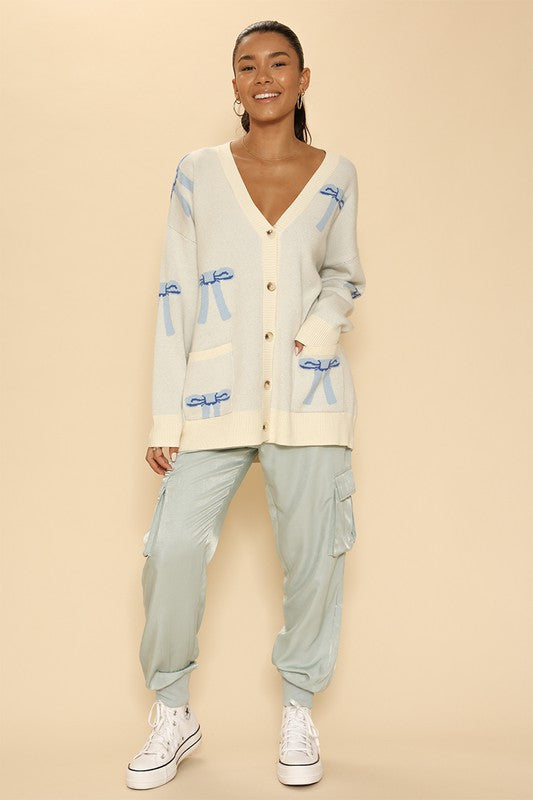 The Bow knit {cardigan}