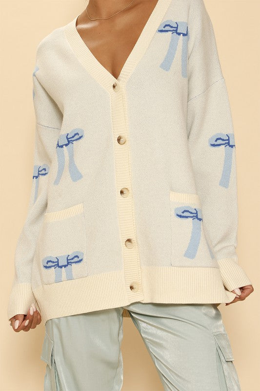 The Bow knit {cardigan}