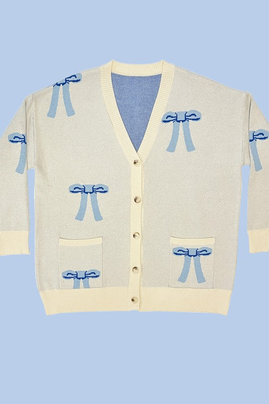 The Bow knit {cardigan}