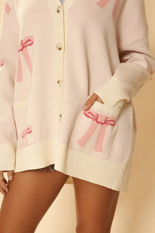 The Bow knit {cardigan}