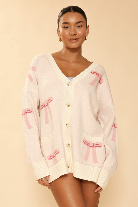 The Bow knit {cardigan}