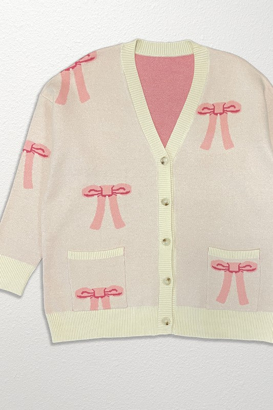 The Bow knit {cardigan}