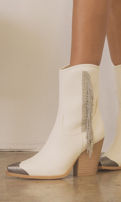 OASIS SOCIETY {Kai} - Rhinestone Fringe Boots