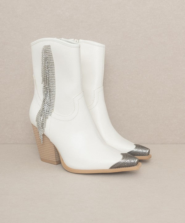 OASIS SOCIETY {Kai} - Rhinestone Fringe Boots