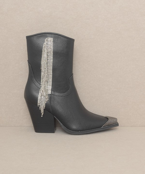 OASIS SOCIETY {Kai} - Rhinestone Fringe Boots