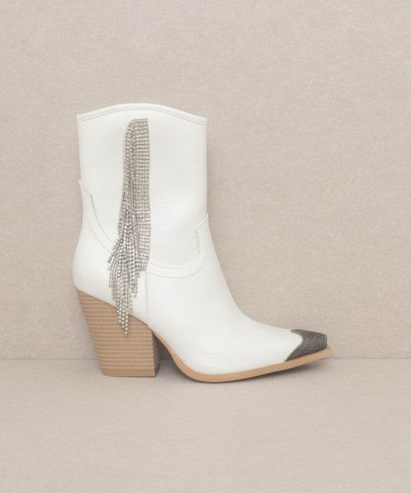 OASIS SOCIETY {Kai} - Rhinestone Fringe Boots