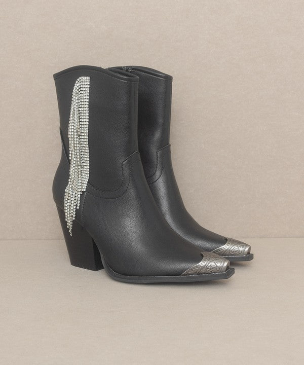 OASIS SOCIETY {Kai} - Rhinestone Fringe Boots