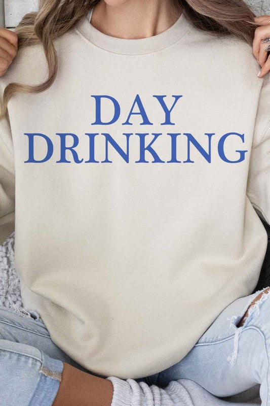 DAY DRINKING GRAPHIC SWEATSHIRT