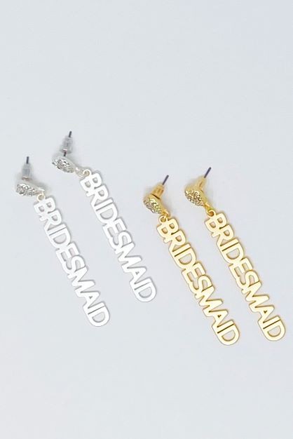 Be My Bridesmaid {earrings}